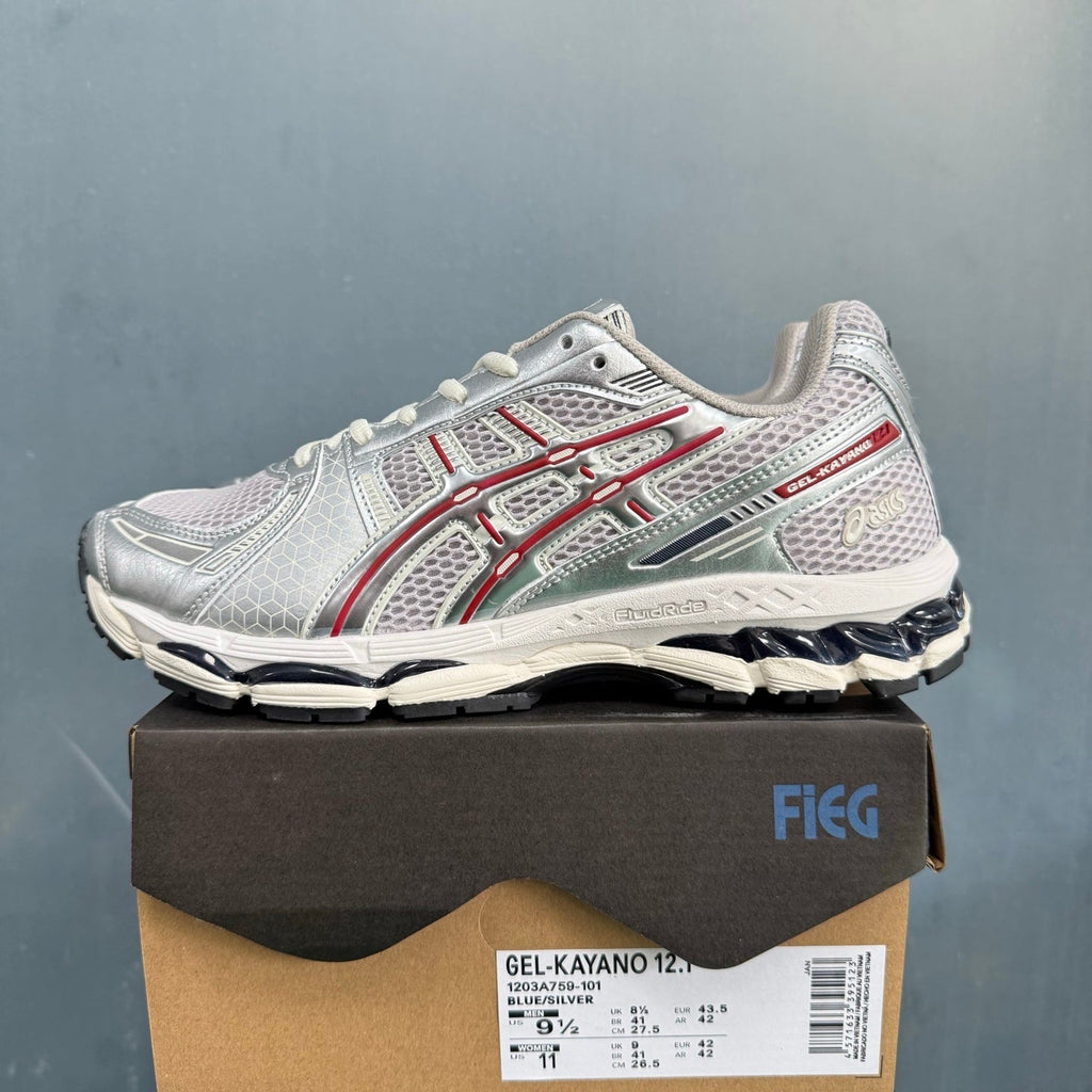 ASICS GEL-KAYANO 12.1 Blue Silver Sneakers 1203A759-101