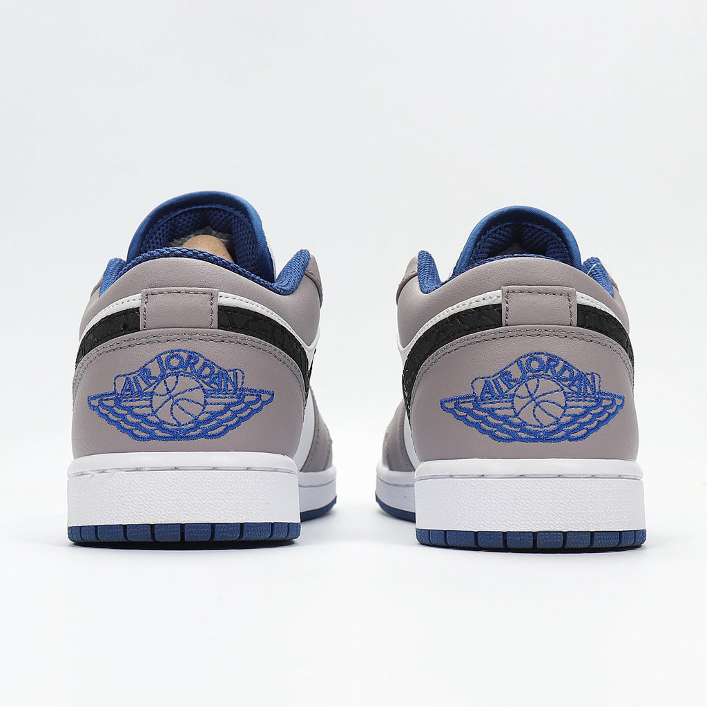 Jordan 1 Low Sneakers White Grey Blue 553558-103