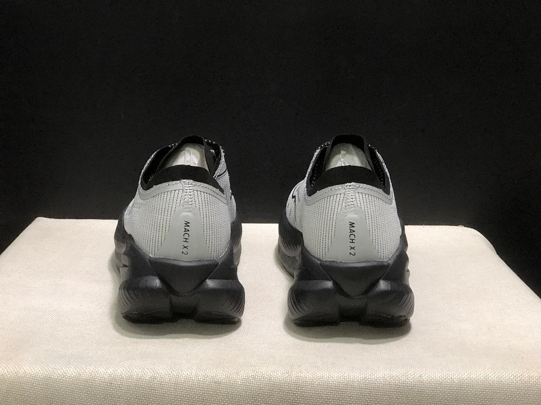 HOKA Mach X 2 Running Shoes in White and Black