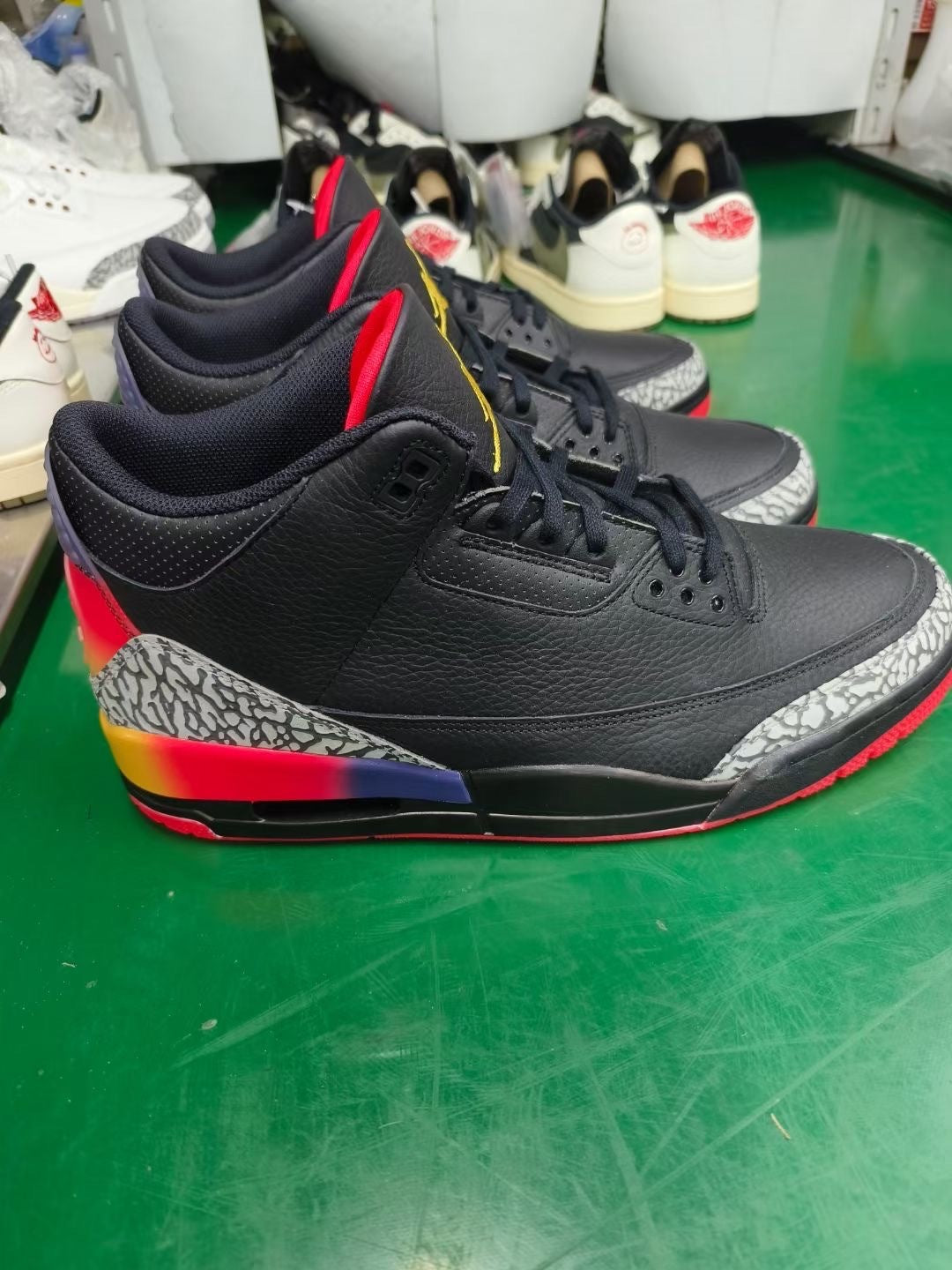 Jordan 3 J Balvin Rio Black Sneakers FN0344-001