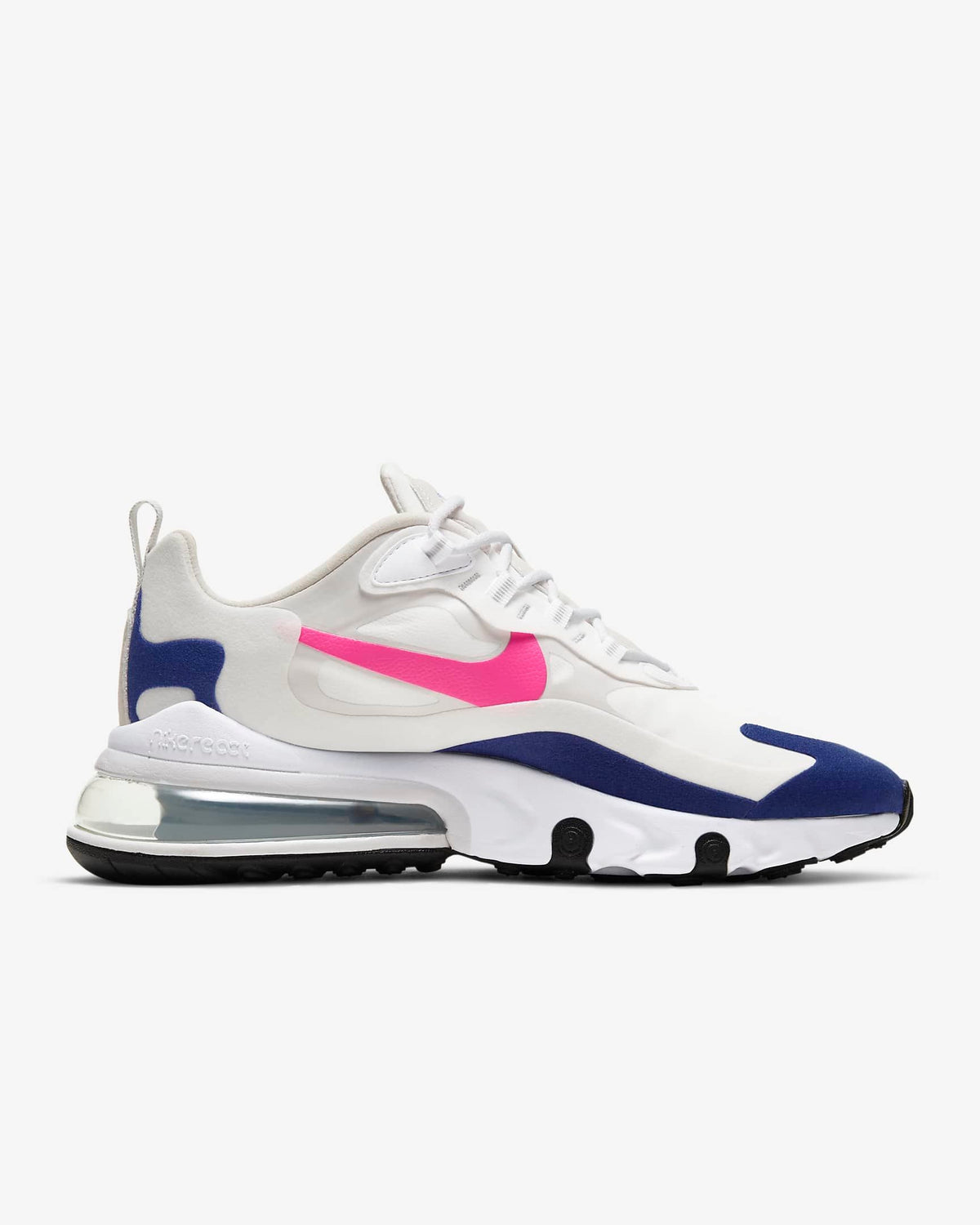 Nike Air Max 270 React Sneakers White Pink Navy CU7833-101