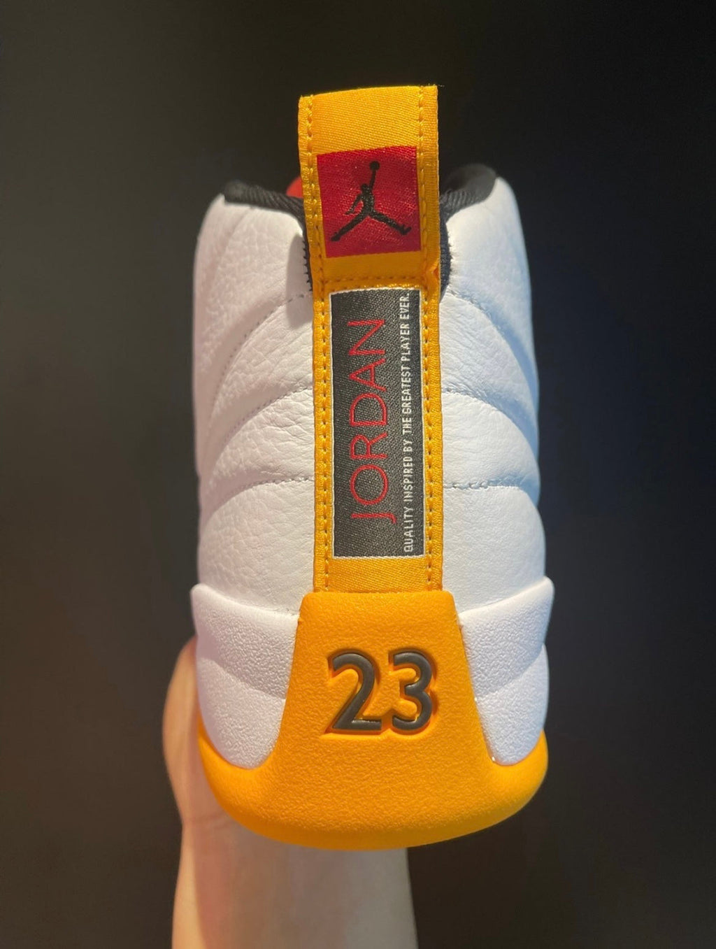 Jordan Air Jordan 12 25 Years in China White Black Yellow DR8887-100