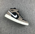 Air Jordan 1 Mid SE GS Leopard Print Sneakers BQ6931-021