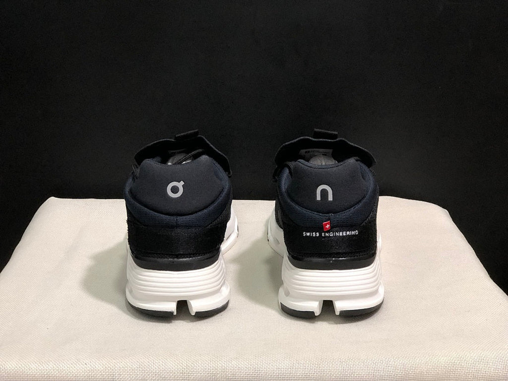 On Cloudnova 1 Black and White Sneakers