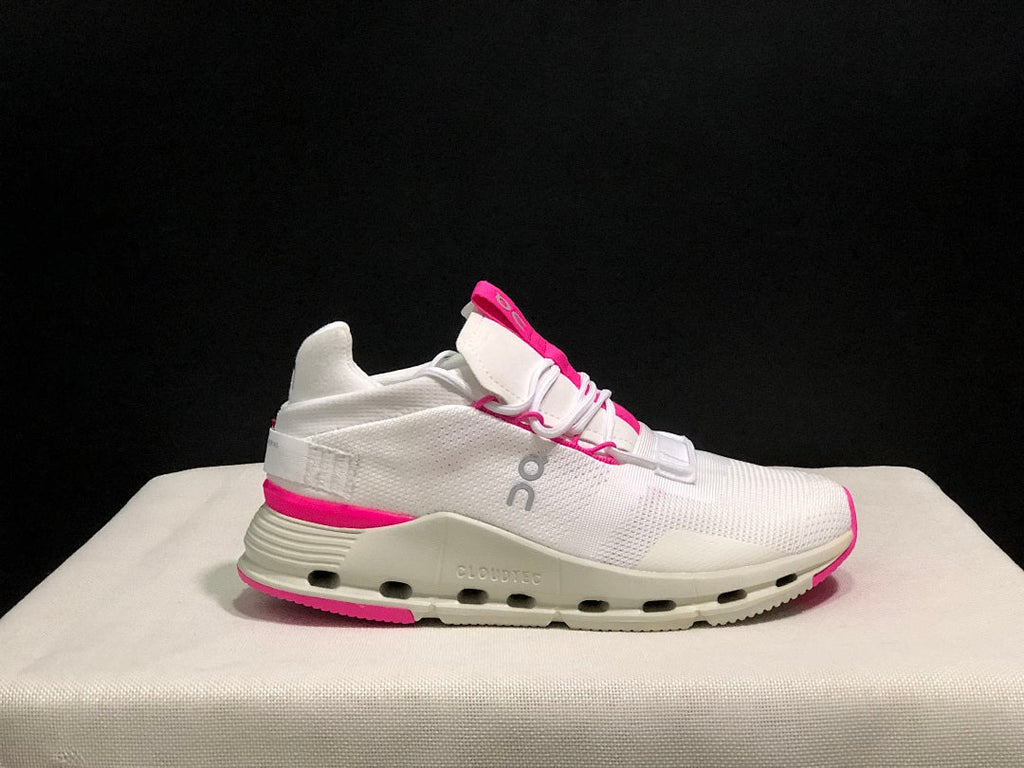 On Cloudnova Sneakers White Pink