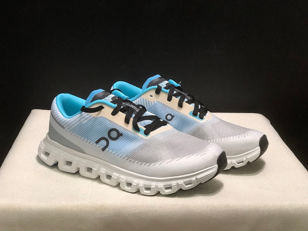 On Cloud 6 Push Sneakers in Blue, Gray and White