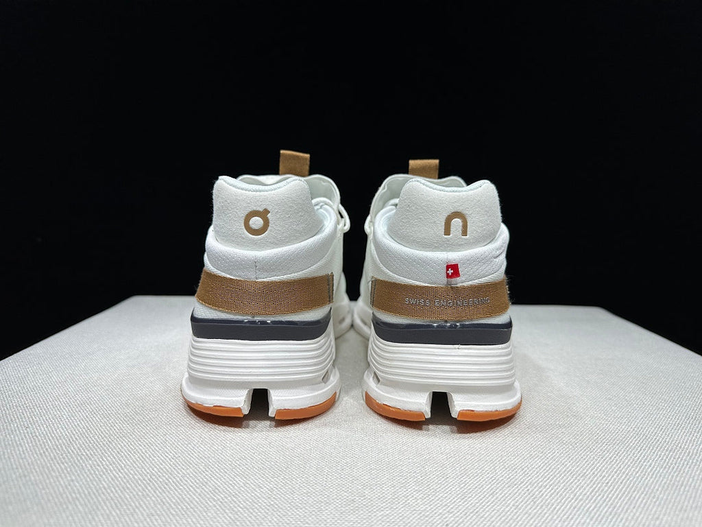 On Cloudnova 2 Sneakers, Ivory and Brown