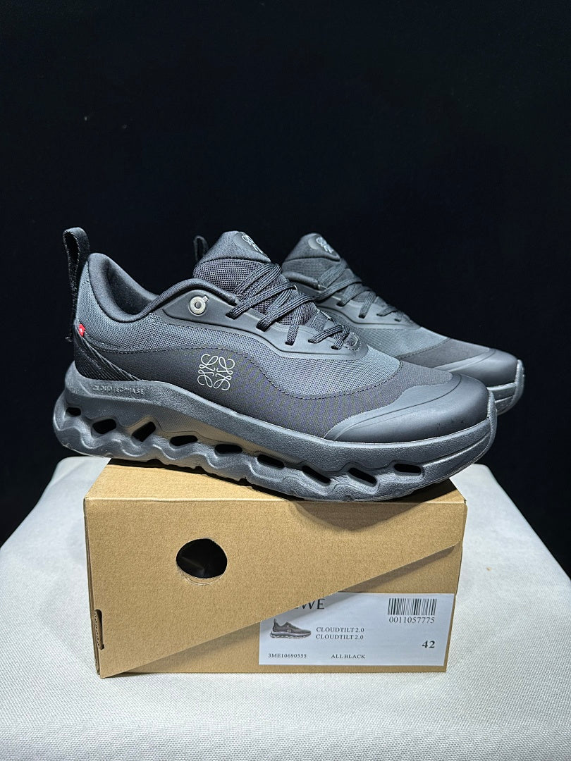 On x Loewe Cloudtilt 2.0 Sneakers, All Black