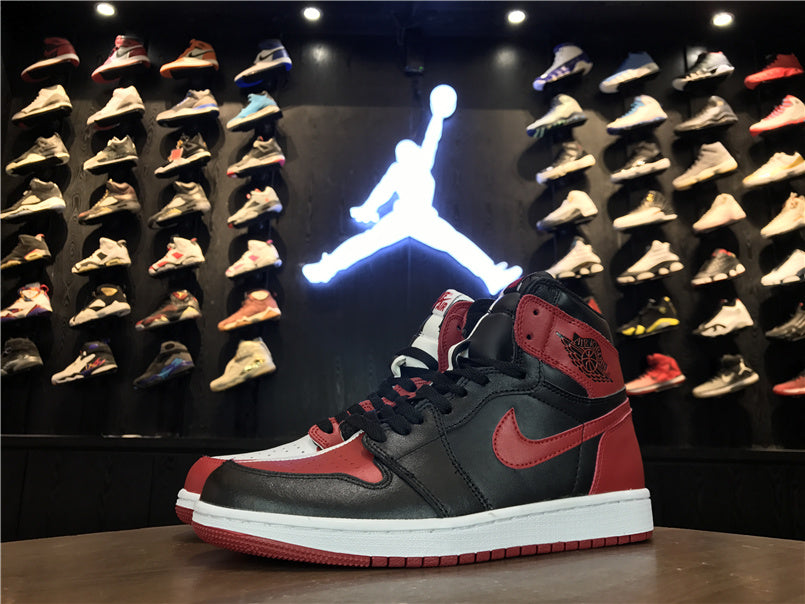Jordan Air Jordan 1 High OG Sneakers in Black, Red and White