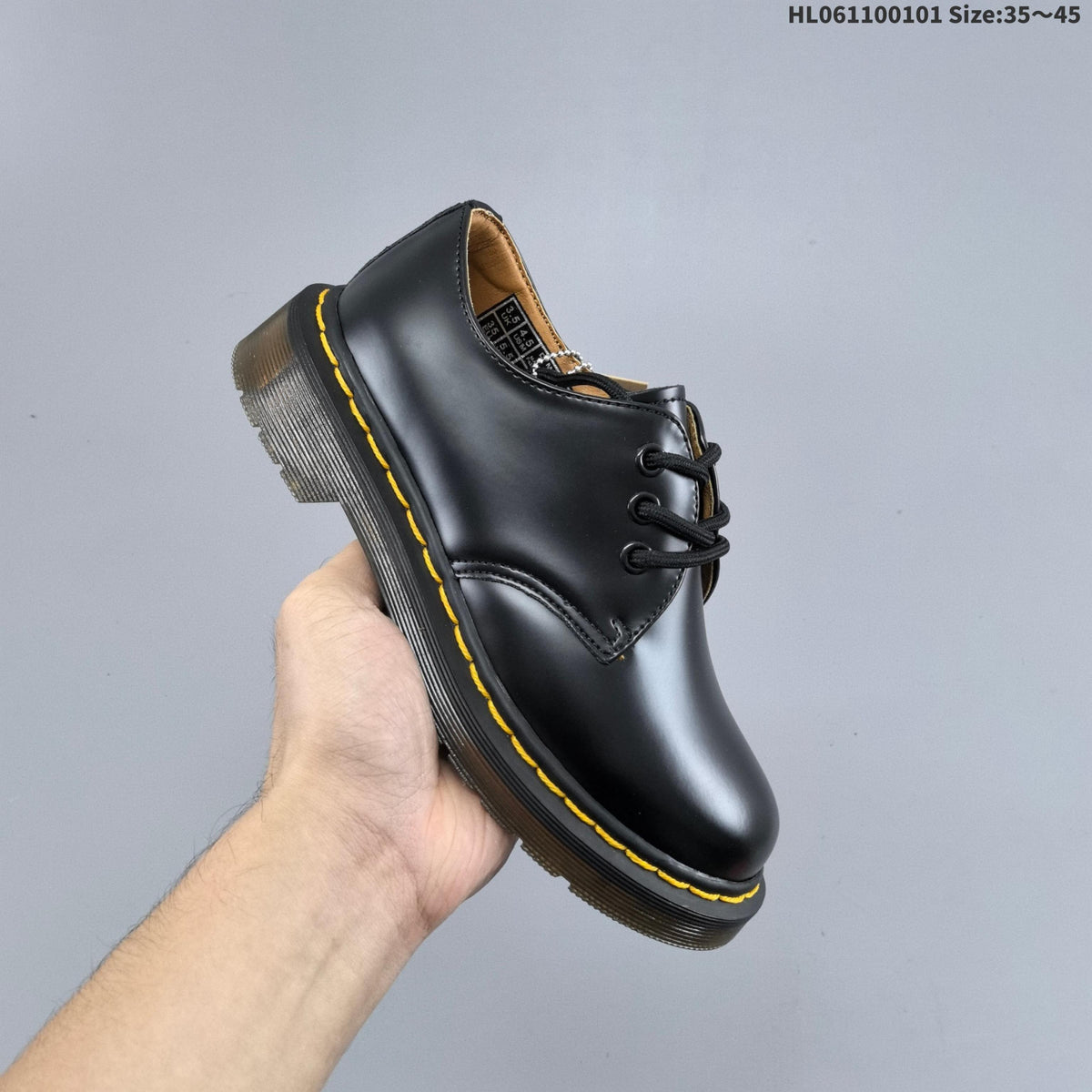 Dr. Martens Sinclair Black Platform Lace-Up Shoes