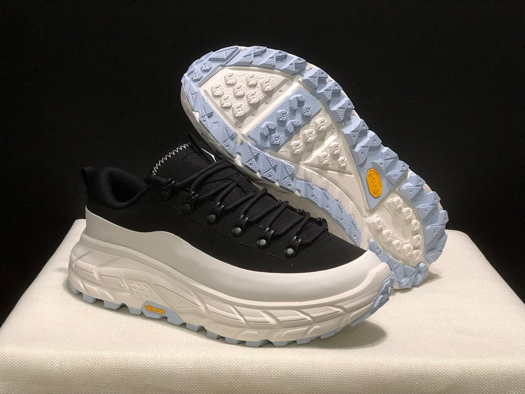 HOKA ONE ONE Tor Summit Black White Trail Sneakers