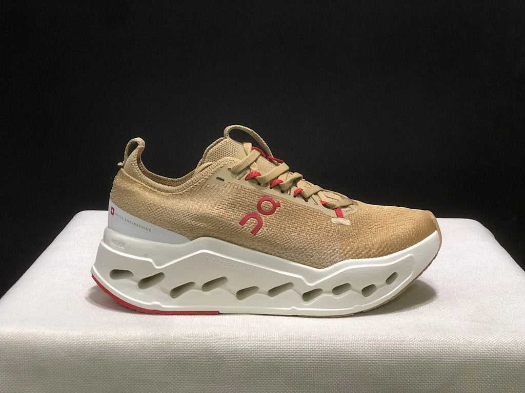 On Cloudsurfer Max Running Shoes, Chai/Ivory