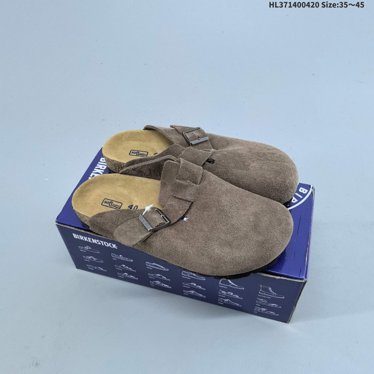 Birkenstock Boston VL Suede Clogs with Adjustable Buckle