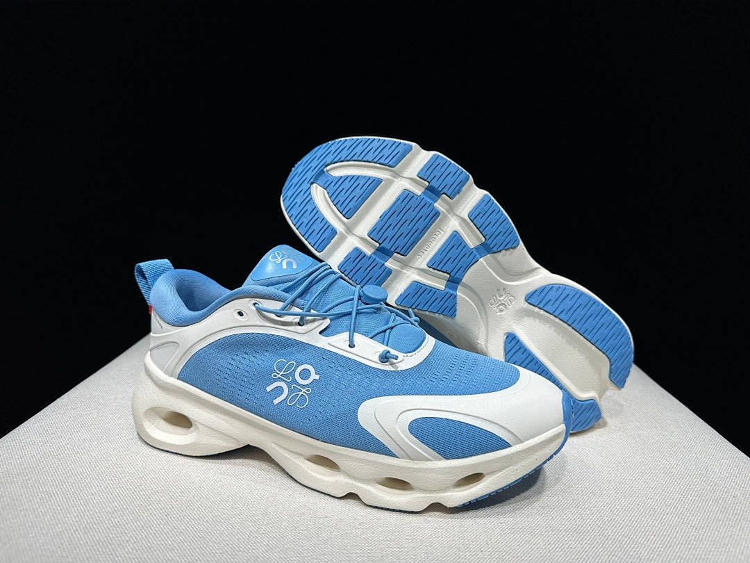On x Loewe Cloudventure 3.0 Sneakers White and Blue