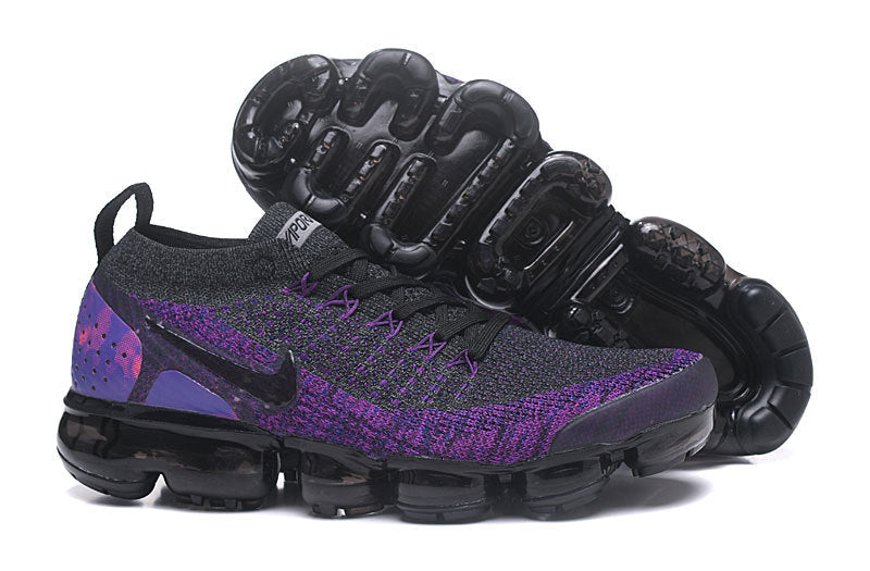 Nike Air VaporMax Flyknit 2 Purple Black Sneakers 942842-600