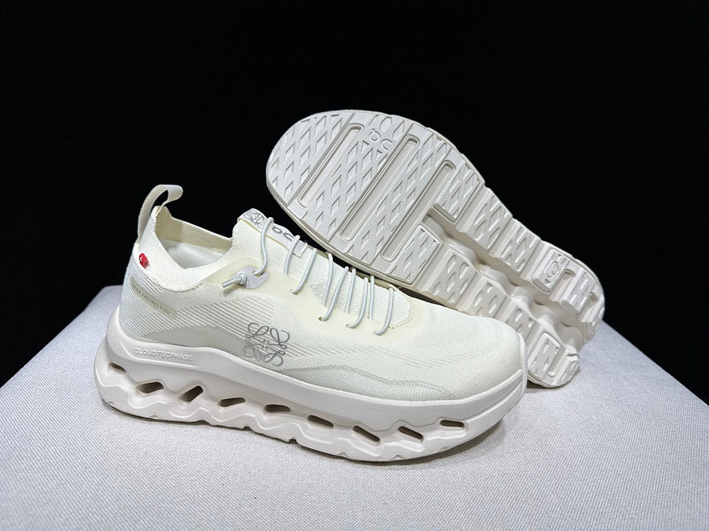 On x LOEWE Cloudtilt Sneakers in Beige