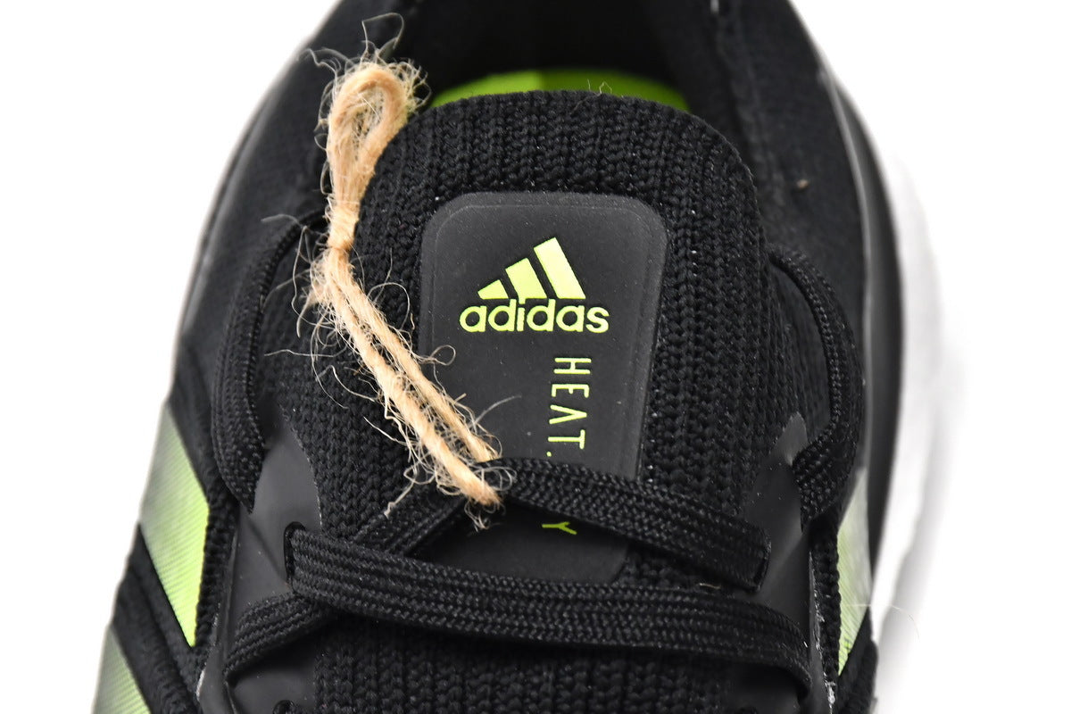 adidas UltraBoost 22 H01172 Black Green Running Shoes