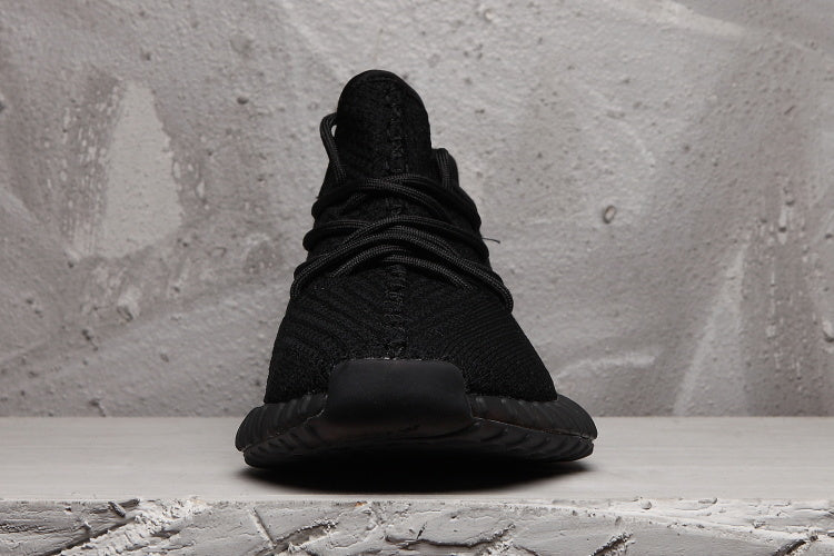 Yeezy 350 V2 Black Knit Sneakers