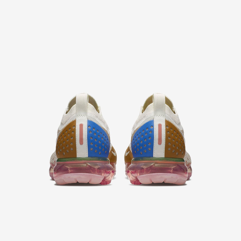 Nike Air VaporMax Flyknit Moc 2 Sneakers, Sail and Blue