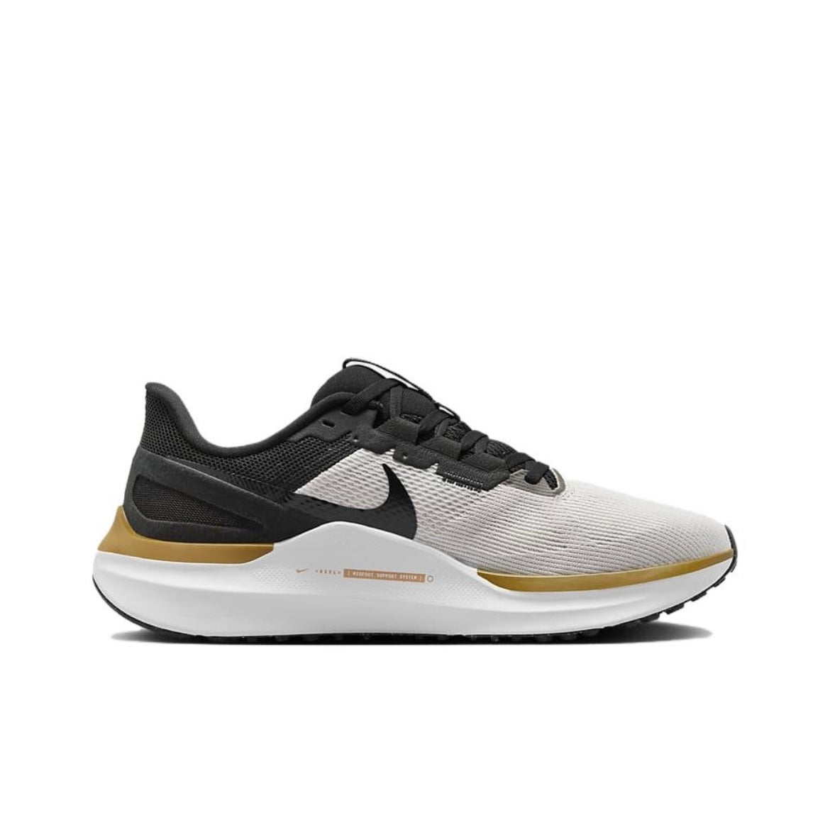 Nike Structure 25 Road Running Shoes Grey Yellow DJ7883-103
