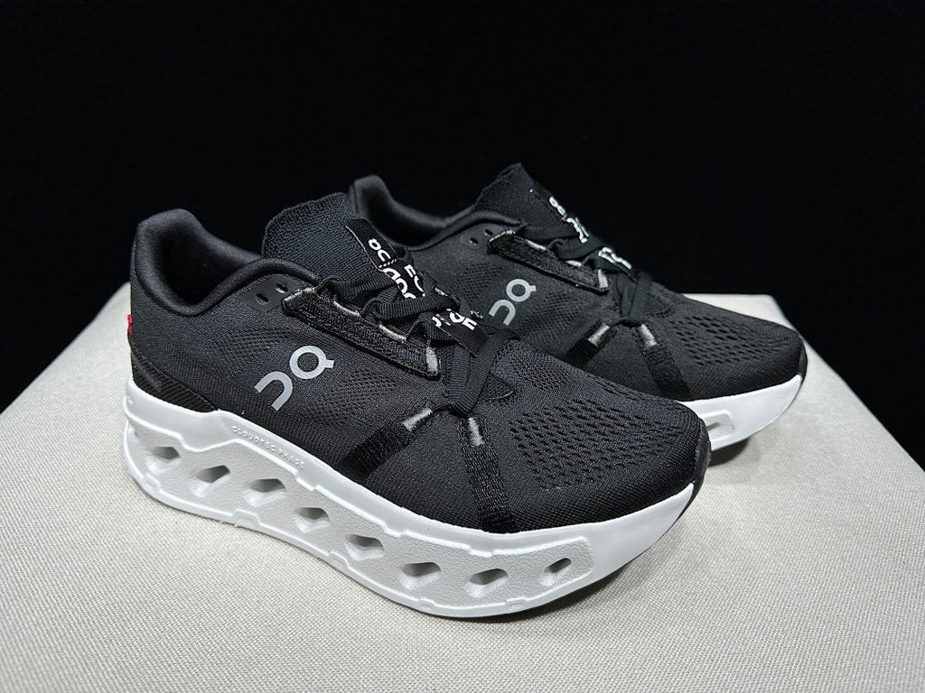On CloudEclipse Black and White Running Shoes