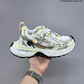 Balenciaga Phantom Sneakers in White and Metallic Gold