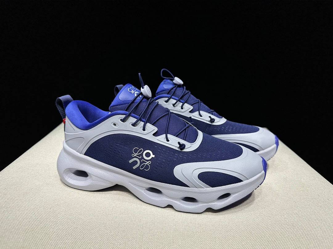 On x LOEWE Cloudventure 3.0 Sneakers, Grey Blue