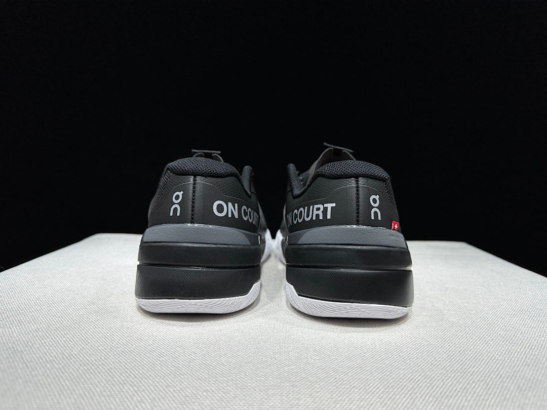On The Roger Pro Fire Clay Tennis Shoes Black Pink