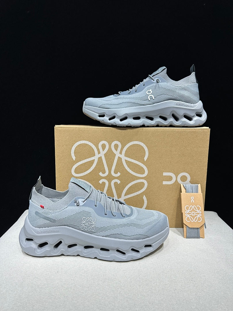 On x Loewe Cloudtilt Sneakers in Grey