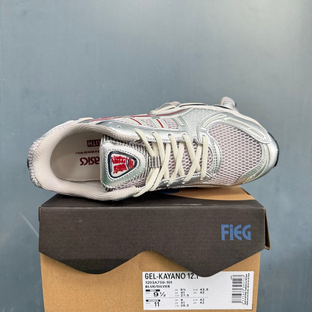 ASICS GEL-KAYANO 12.1 Blue Silver Sneakers 1203A759-101
