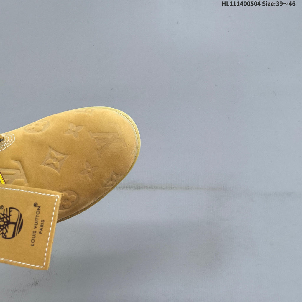 Timberland 6-Inch Style High-Top Boots, Wheat Monogram
