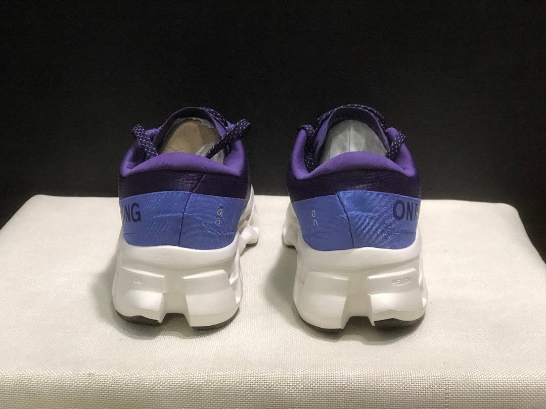 On Cloudmonster 3 Running Shoes, Blue and Purple