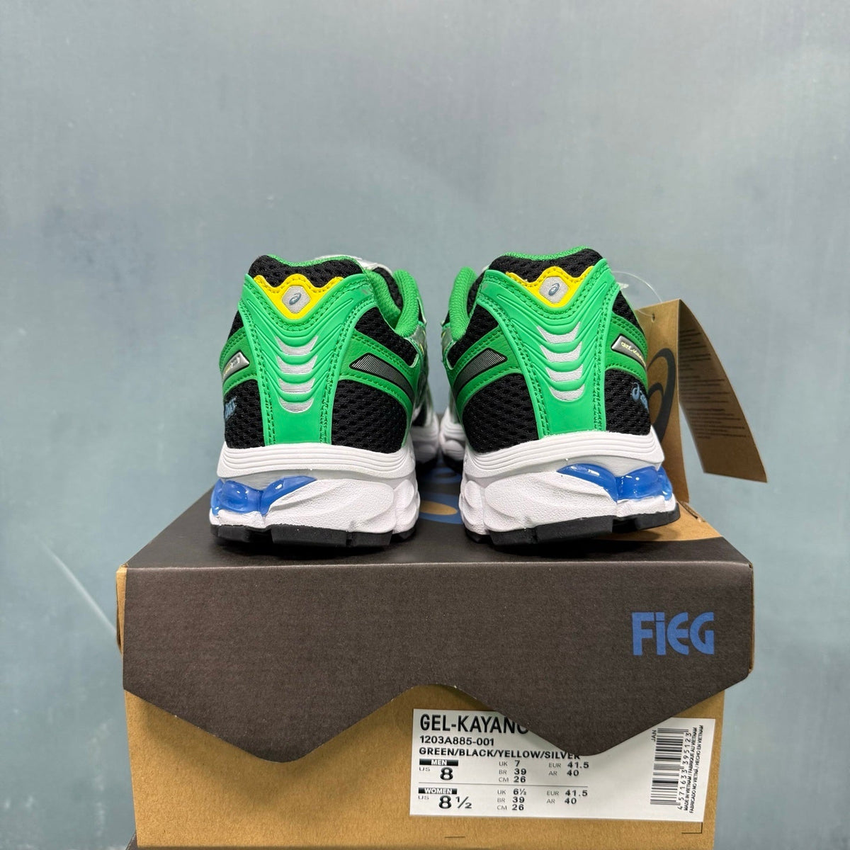ASICS GEL-KAYANO 14 Green Black 1203A885-001 Sneakers
