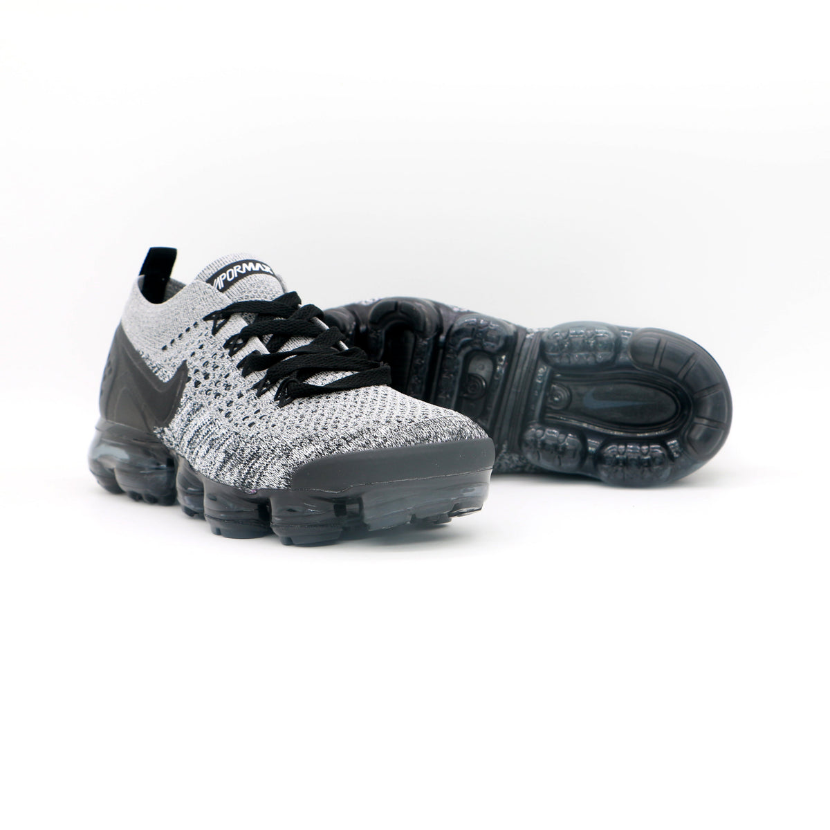 Nike Air VaporMax Flyknit 2 Sneakers in Grey and Black