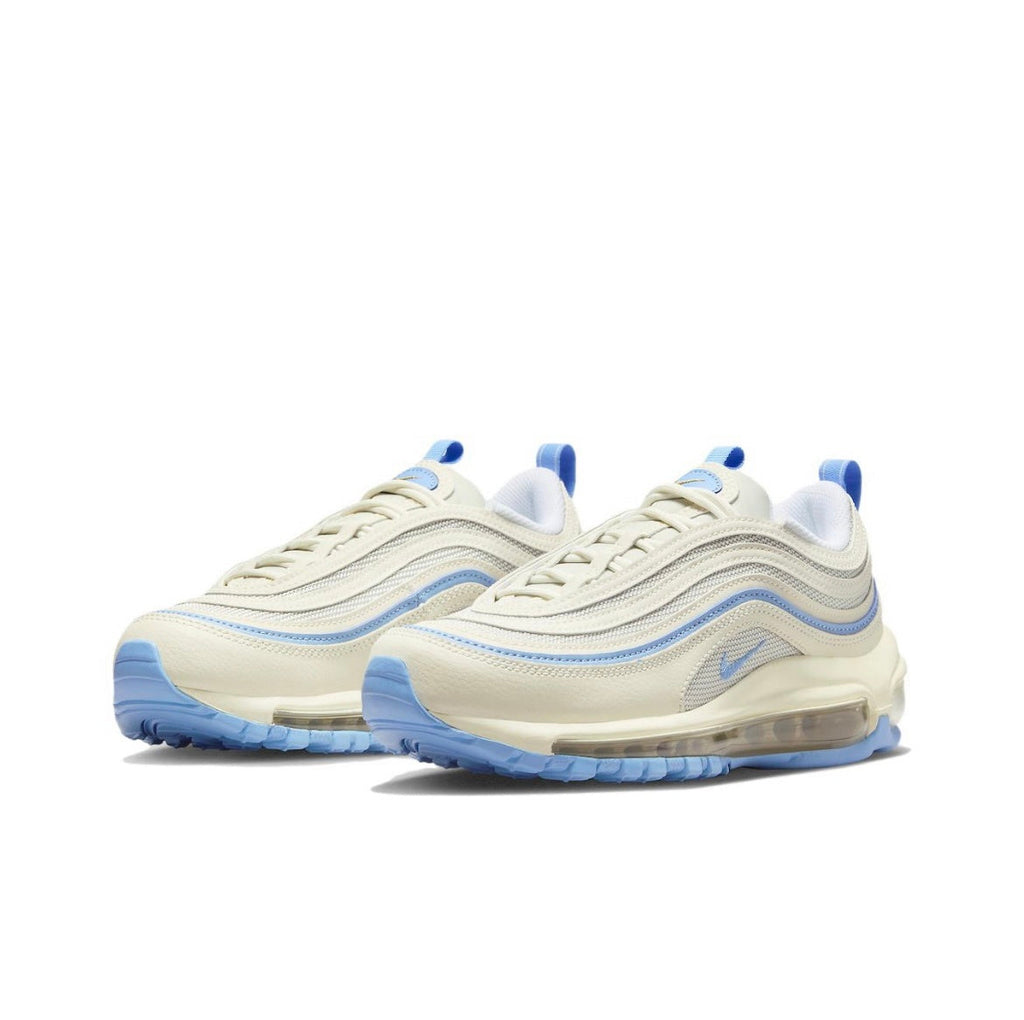 Nike Air Max 97 Sneakers, White and Blue, FN7492-133
