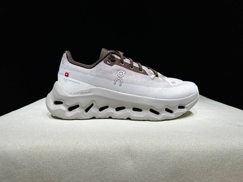 On Cloudtilt Sneakers in Blush Pink and Pearl White