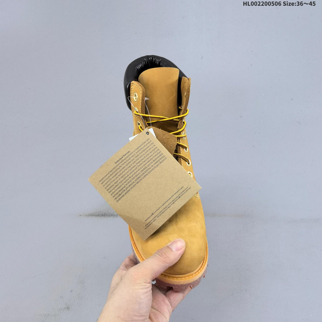 Timberland 6-Inch Leather Boots in Wheat