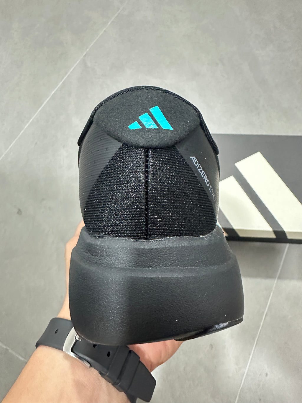 adidas Adizero Lightstrike Pro Running Shoes Black Cyan