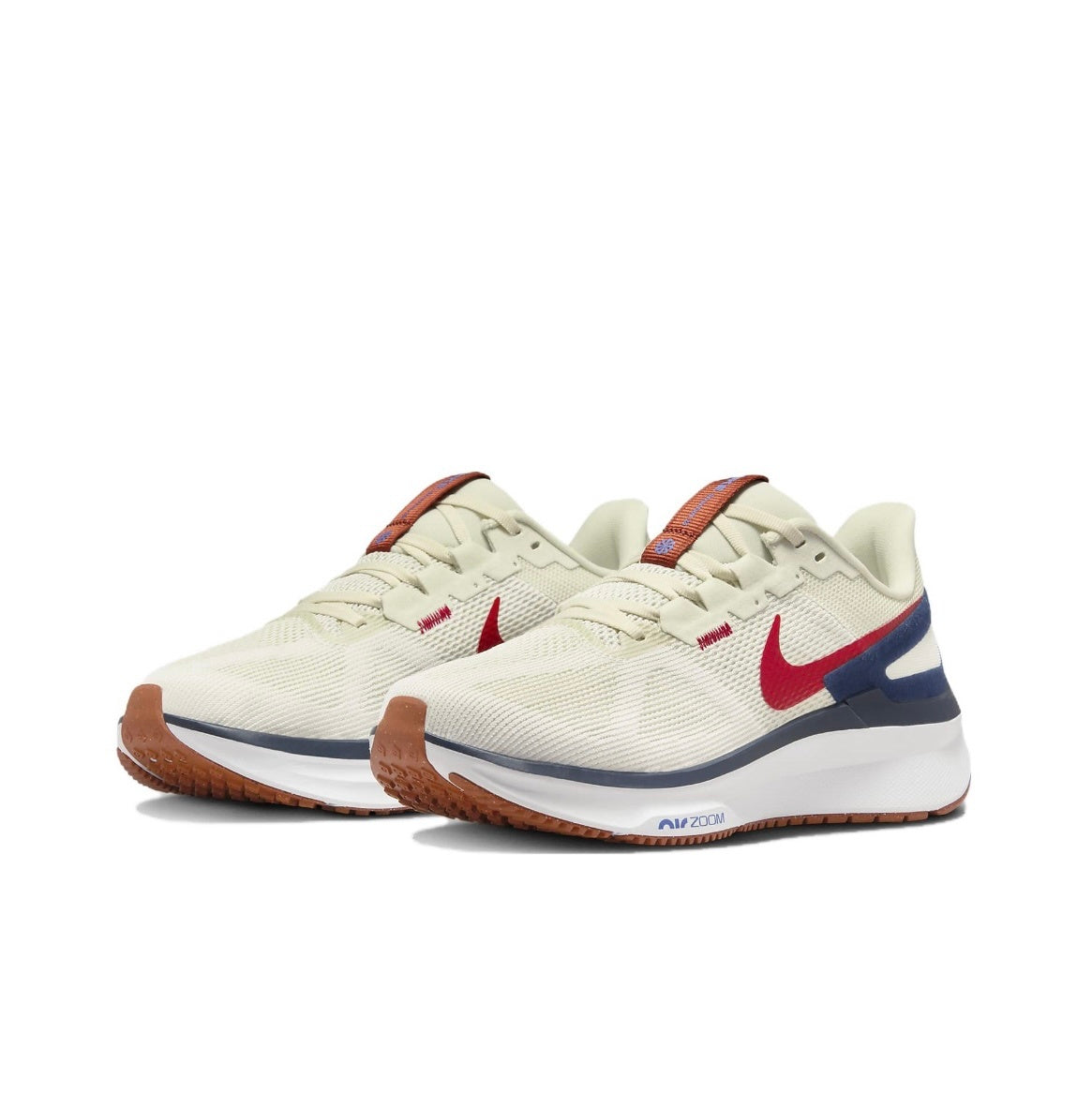 Nike Structure 25 Road Running Shoes, Sail Red DJ7883-001