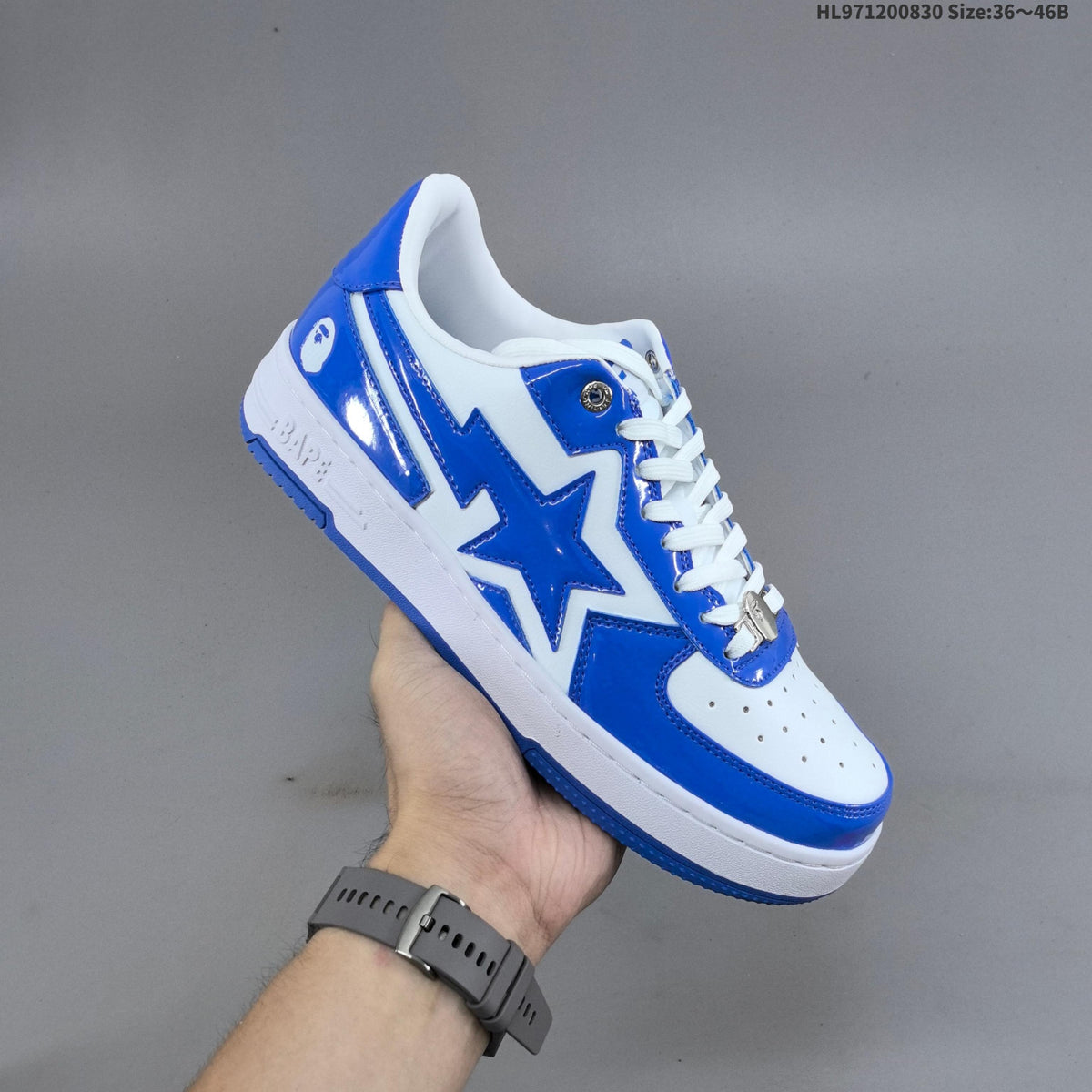 BAPE SK8 STA Low-Top Sneakers in Blue or Green