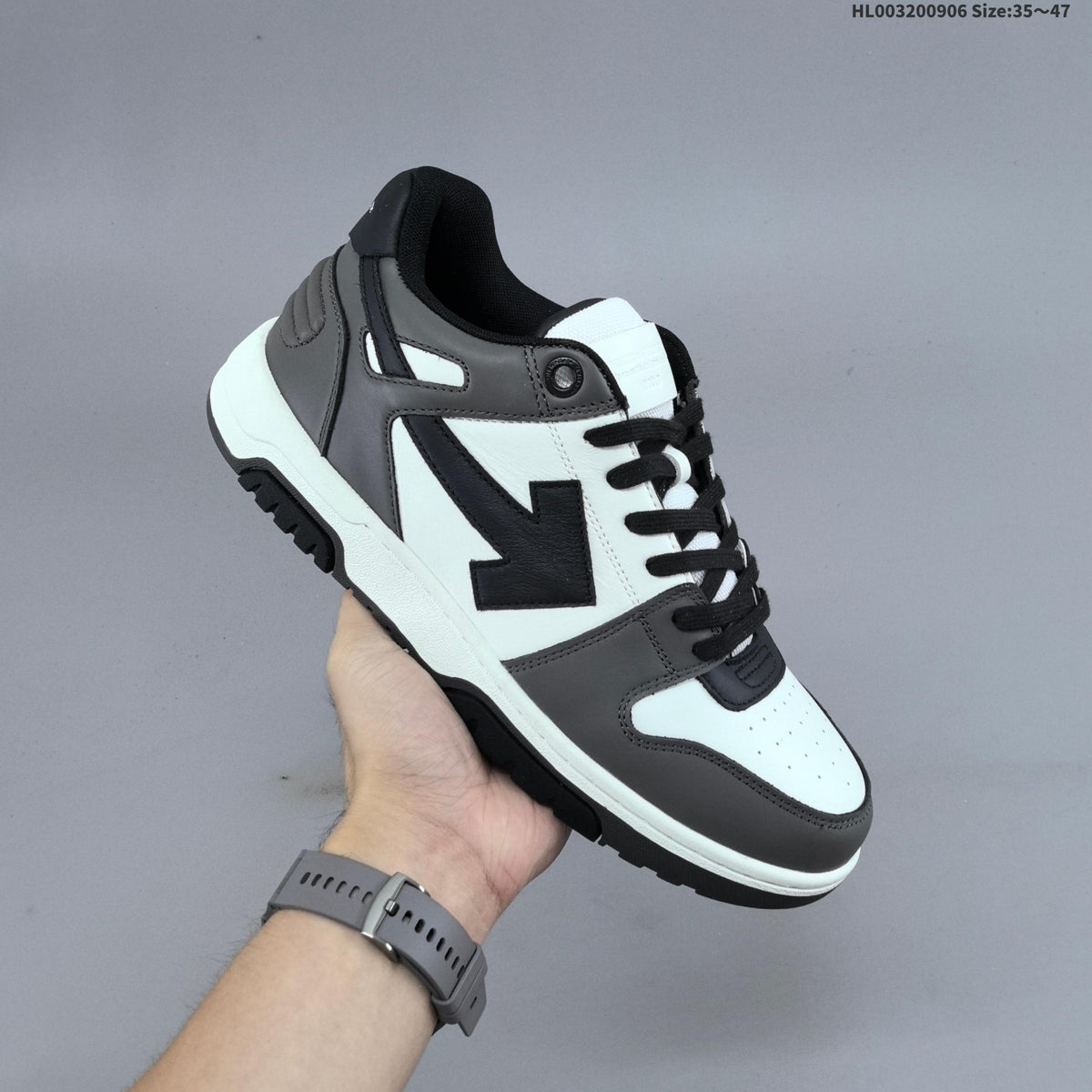 Off-White Out Of Office Sneakers in Gray and White