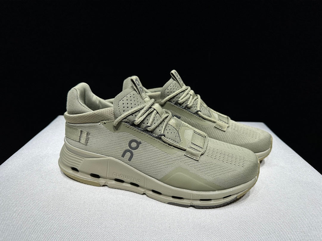 On Cloudnova 2 Sneakers in Olive Green
