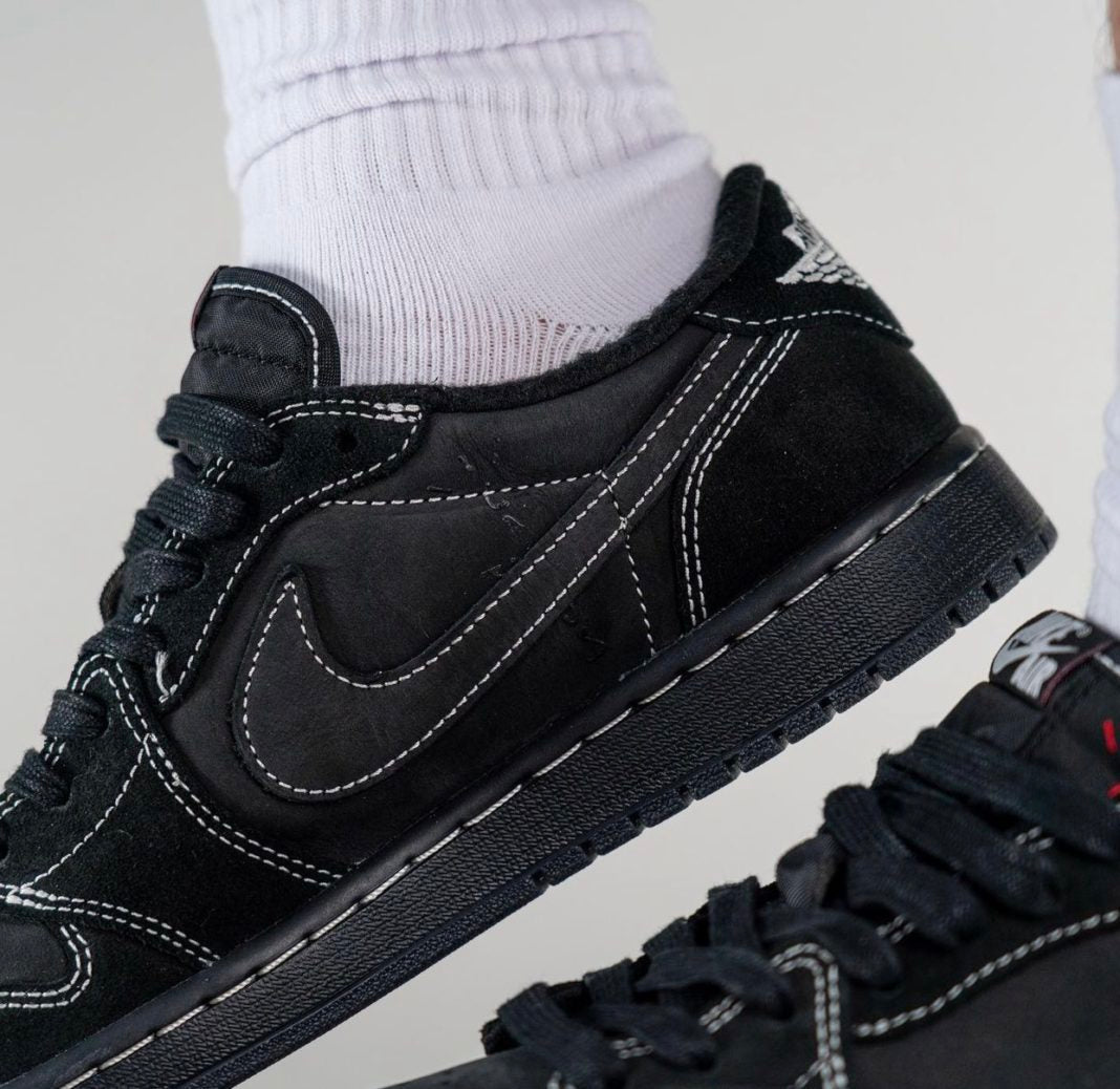 Jordan 1 Low OG Travis Scott Black Sneakers DM7866-001