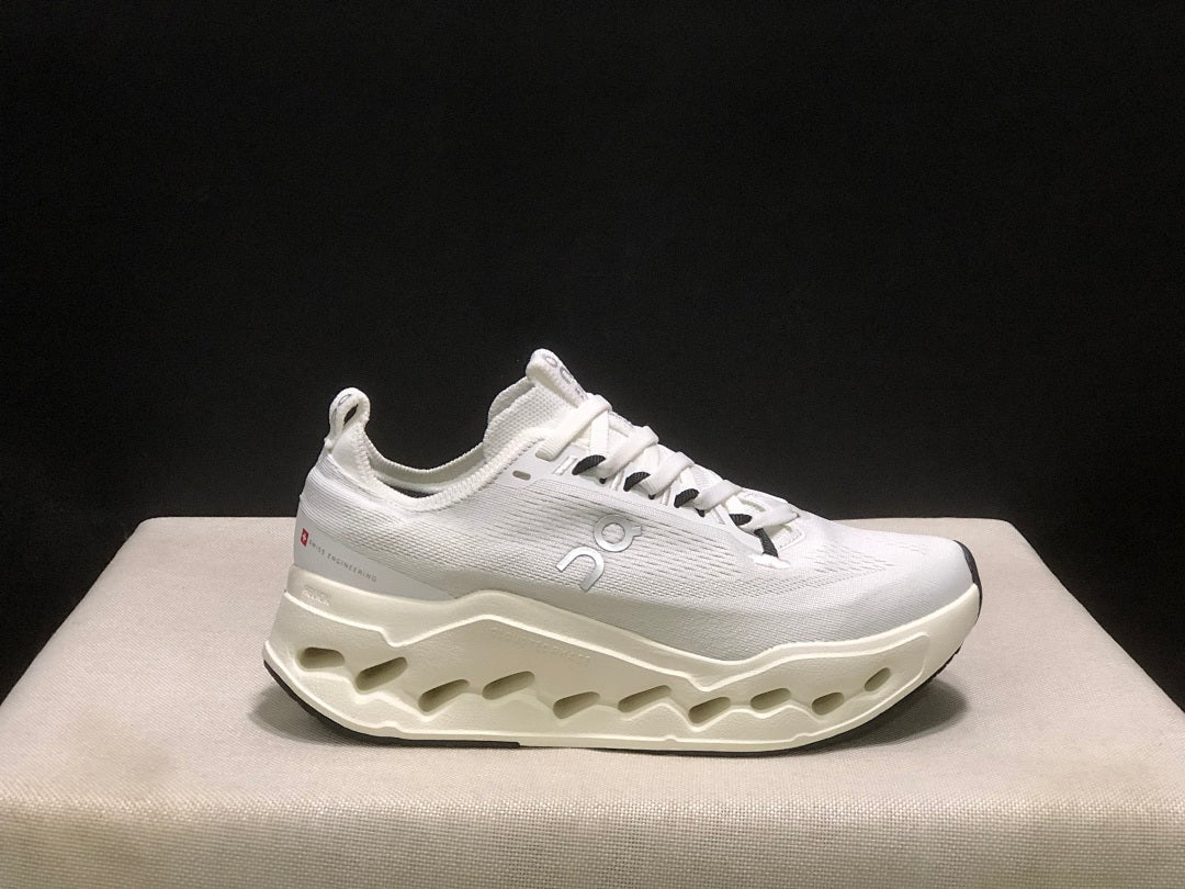 On Cloudsurfer Max White Running Sneakers