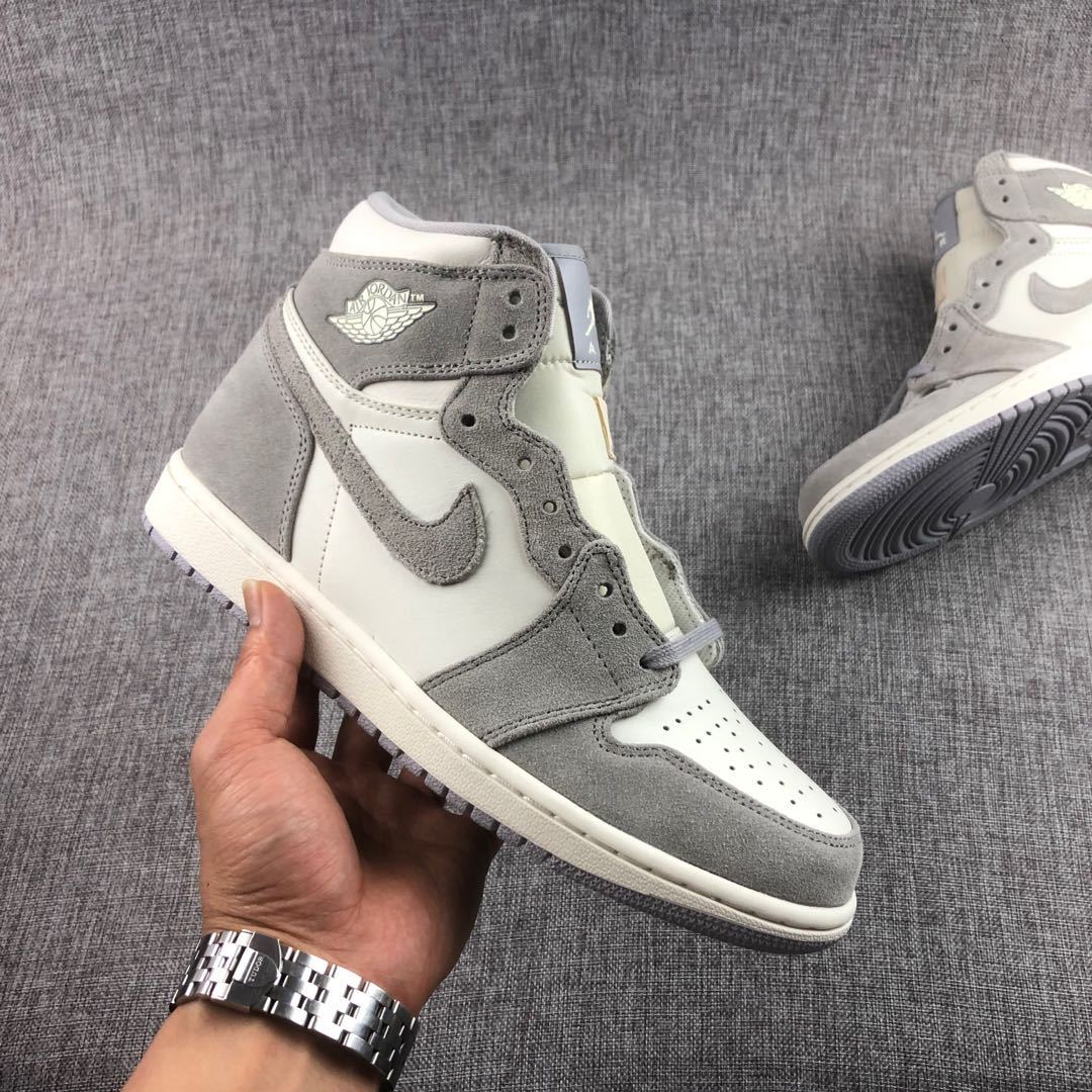 Jordan 1 High OG Premium Gray Sneakers AH7389-101