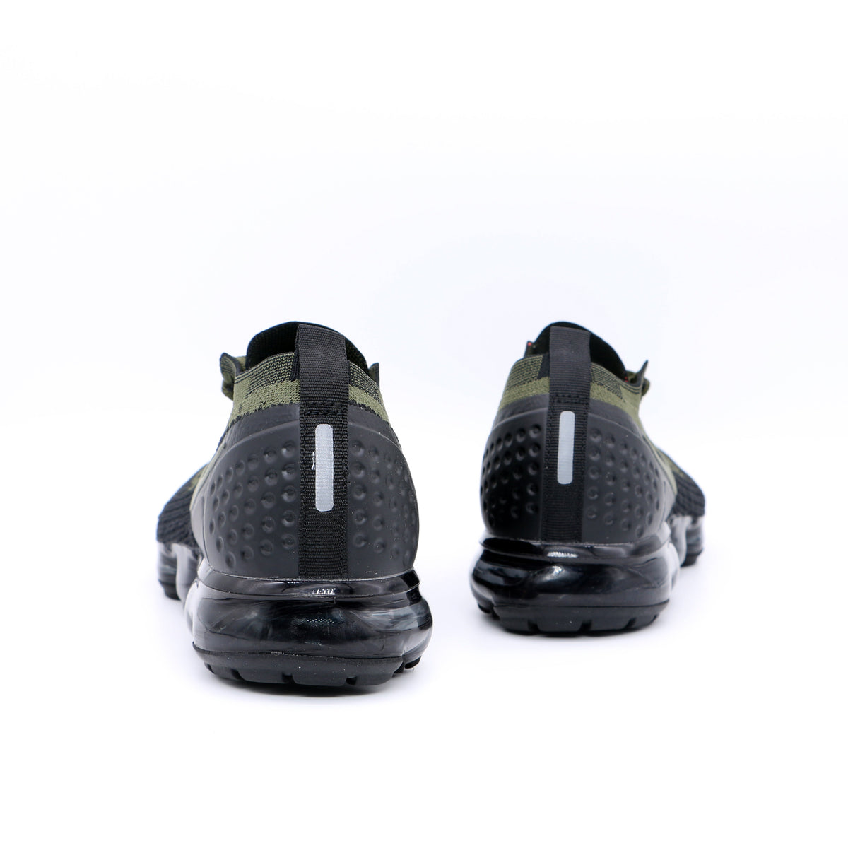 Nike Air VaporMax Flyknit Sneakers, Olive Black, 942842-0089