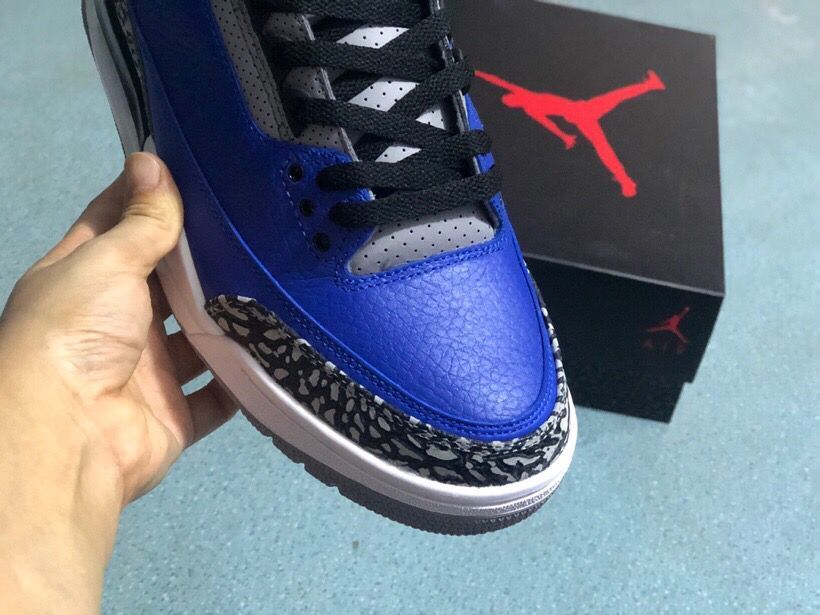 Jordan 3 Retro Royal Blue Grey Sneakers CT8532-400