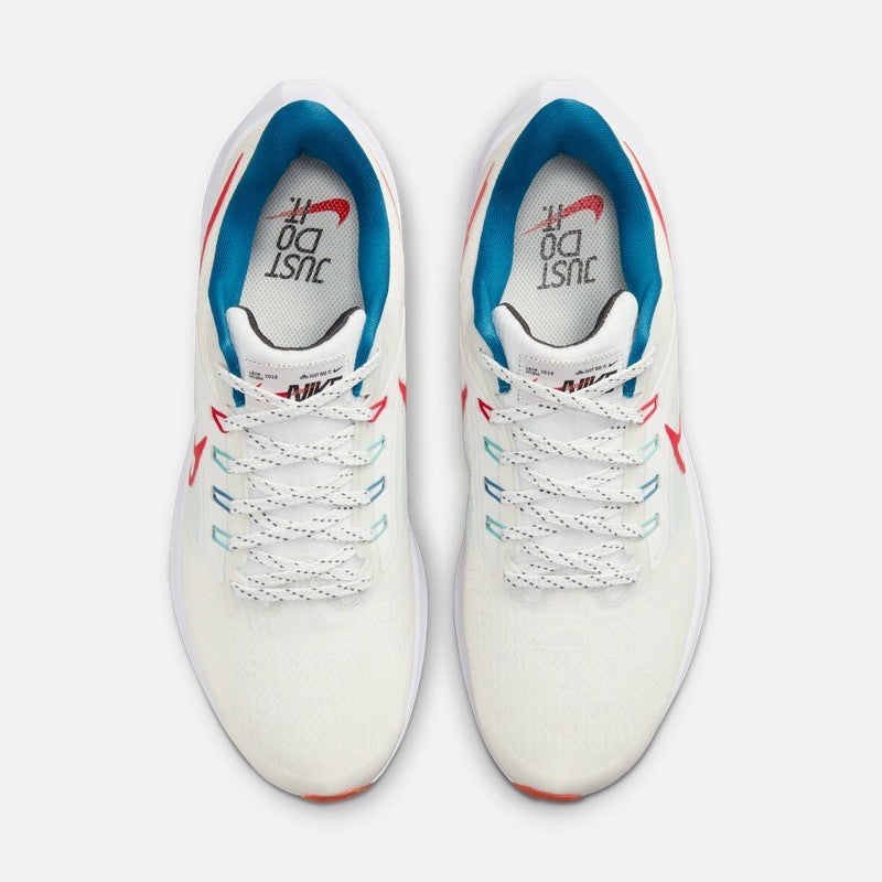 Nike Air Zoom Pegasus 39 Running Shoes White Red Blue FD4322-161