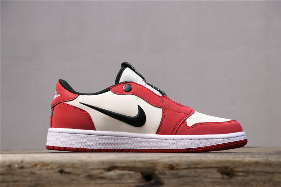 Nike Air Jordan 1 Low Red White Black Sneakers