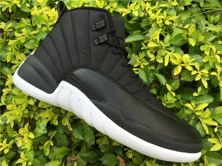 Jordan Air Jordan 12 Black Nylon High-Top Sneakers